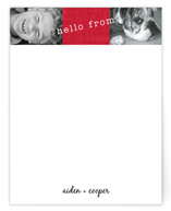 Dog's Life Children's Personalized Stationery