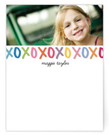 Hugs and Kisses Children's Personalized Stationery