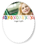 Hugs and Kisses Children's Personalized Stationery