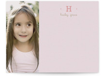 Pretty in Pink Children's Personalized Stationery