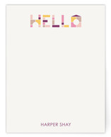 Block Letters Children's Personalized Stationery