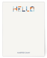 Block Letters Children's Personalized Stationery
