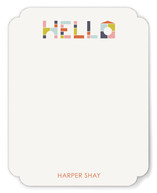 Block Letters Children's Personalized Stationery