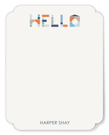 Block Letters Children's Personalized Stationery