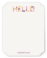 Block Letters Children's Personalized Stationery