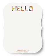 Block Letters Children's Personalized Stationery
