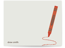 Crayon Children's Personalized Stationery