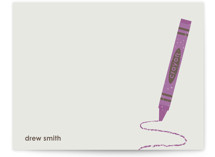 Crayon Children's Personalized Stationery