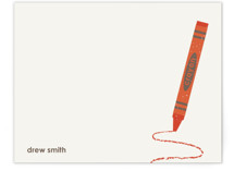 Crayon Children's Personalized Stationery
