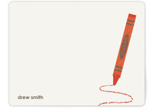 Crayon Children's Personalized Stationery