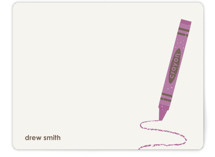 Crayon Children's Personalized Stationery
