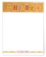 Howdy, Partner Children's Personalized Stationery