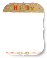 Howdy, Partner Children's Personalized Stationery