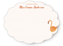 Fancy Flamingo Children's Personalized Stationery