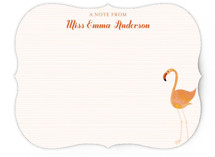 Fancy Flamingo Children's Personalized Stationery