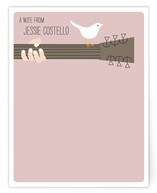 Liner Notes Children's Personalized Stationery