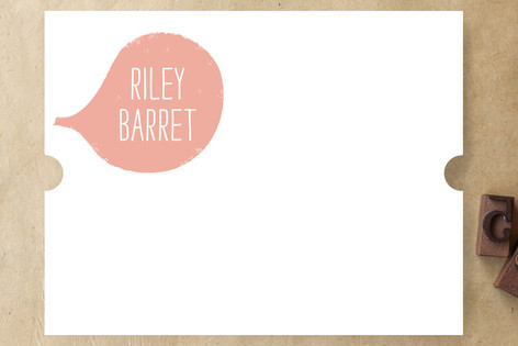 Bubblegum Pop Children's Personalized Stationery