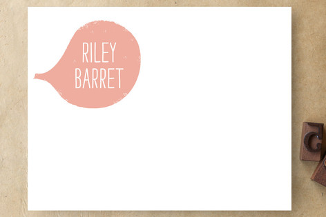 Bubblegum Pop Children's Personalized Stationery