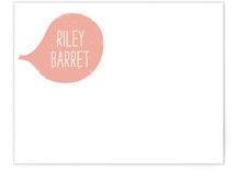 Bubblegum Pop Children's Personalized Stationery