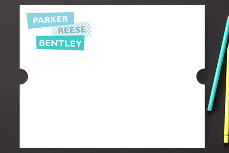 Construction Zone Children's Personalized Stationery