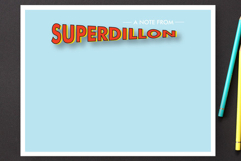 superhero Children's Personalized Stationery
