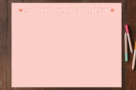 With Love Children's Personalized Stationery