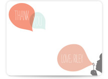 Blowing Bubbles Children's Personalized Stationery
