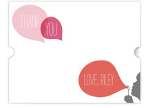 Blowing Bubbles Children's Personalized Stationery