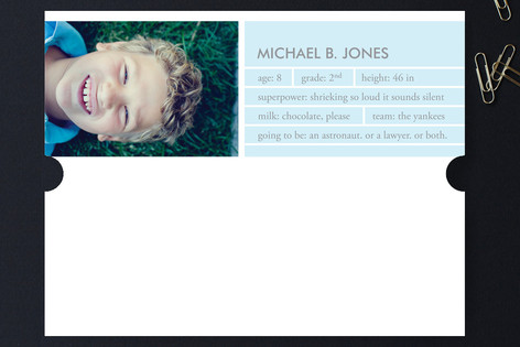 Facts and Stats Children's Personalized Stationery