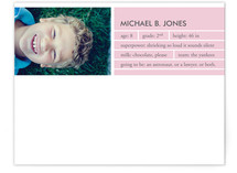 Facts and Stats Children's Personalized Stationery