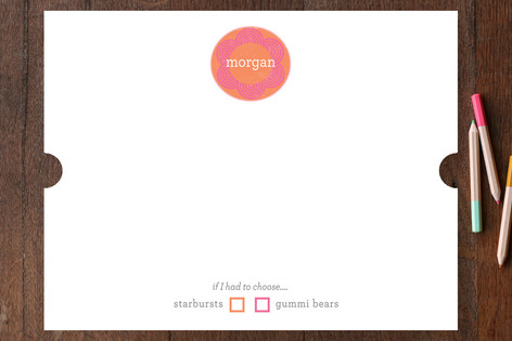 If I had to Choose.... Children's Personalized Stationery