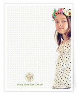 Avary's Wreath Children's Personalized Stationery