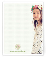 Avary's Wreath Children's Personalized Stationery
