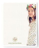 Avary's Wreath Children's Personalized Stationery