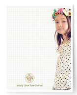 Avary's Wreath Children's Personalized Stationery