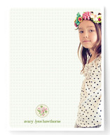 Avary's Wreath Children's Personalized Stationery