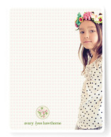 Avary's Wreath Children's Personalized Stationery