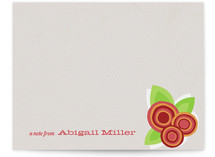 Floral Bounty Children's Personalized Stationery