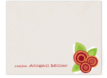 Floral Bounty Children's Personalized Stationery