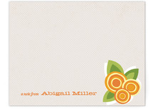 Floral Bounty Children's Personalized Stationery
