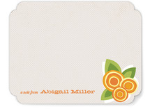 Floral Bounty Children's Personalized Stationery