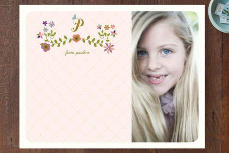 Joli Monogram Children's Personalized Stationery