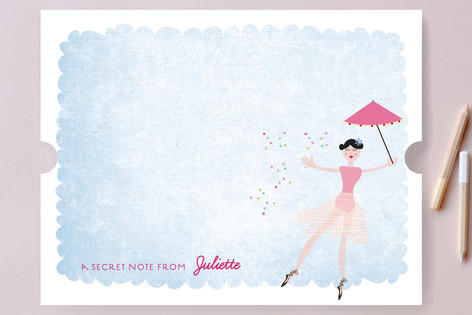 The Ballerina Children's Personalized Stationery