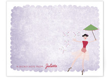 The Ballerina Children's Personalized Stationery