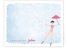 The Ballerina Children's Personalized Stationery