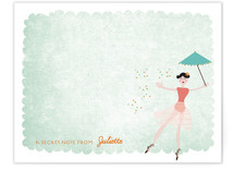The Ballerina Children's Personalized Stationery