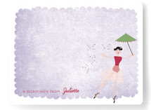 The Ballerina Children's Personalized Stationery