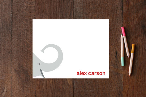 Elephant Children's Personalized Stationery