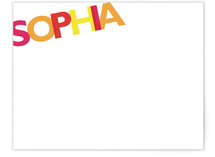Sophia Children's Personalized Stationery