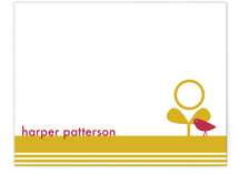 Spring Sprout and the Birdie Children's Personalized Stationery